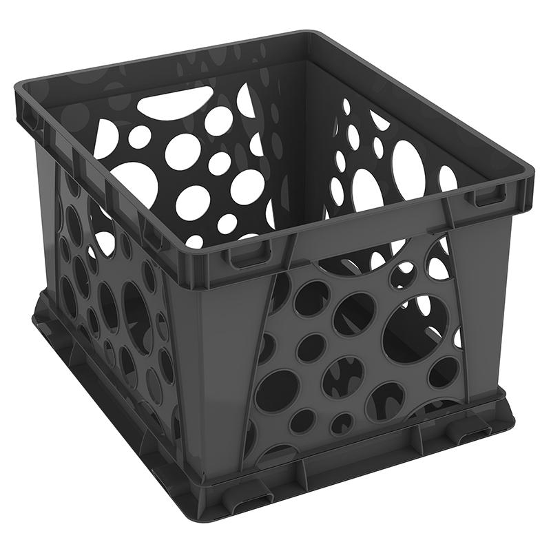 Large File Crate, Black. Picture 2