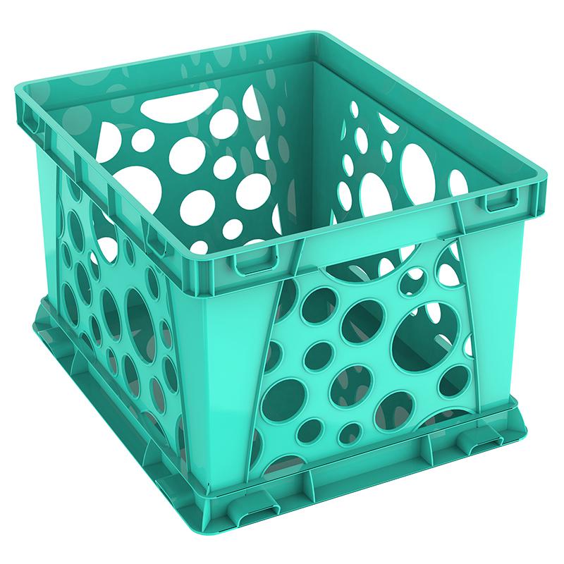 Large File Crate, Teal. Picture 2