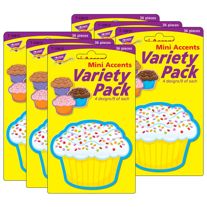 Cupcakes Mini Accents Variety Pack, 36 Per Pack, 6 Packs. Picture 2
