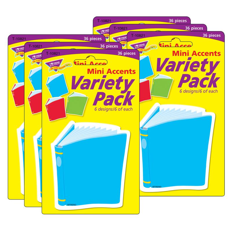 Bright Books Mini Accents Variety Pack, 36 Per Pack, 6 Packs. Picture 2