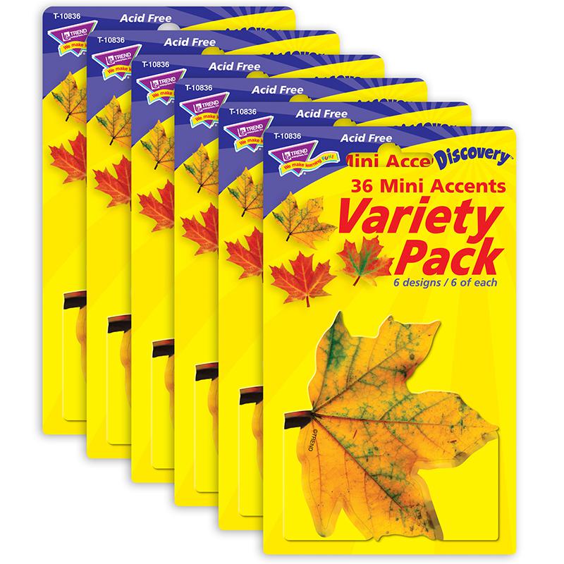 Maple Leaves Mini Accents Variety Pack, 36 Per Pack, 6 Packs. Picture 2