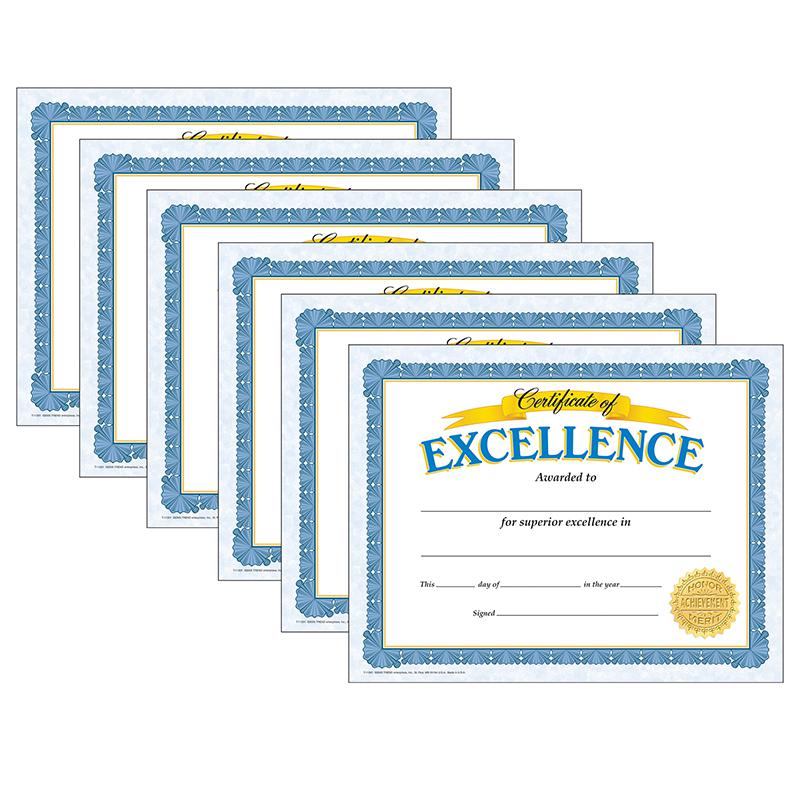 Certificate of Excellence Classic Certificates, 30 Per Pack, 6 Packs. Picture 2