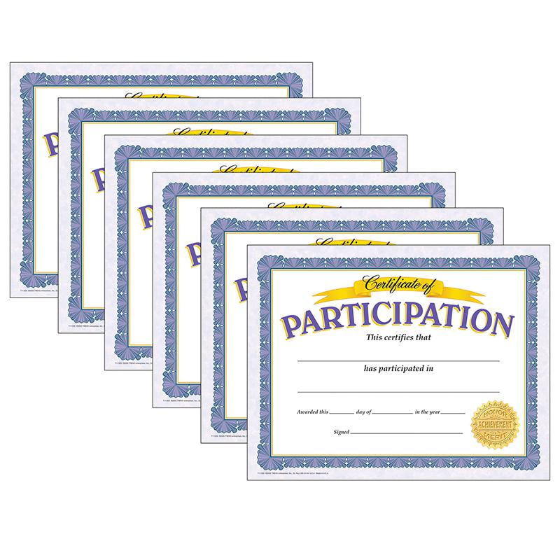 Certificate of Participation Classic Certificates, 30 Per Pack, 6 Packs. Picture 2