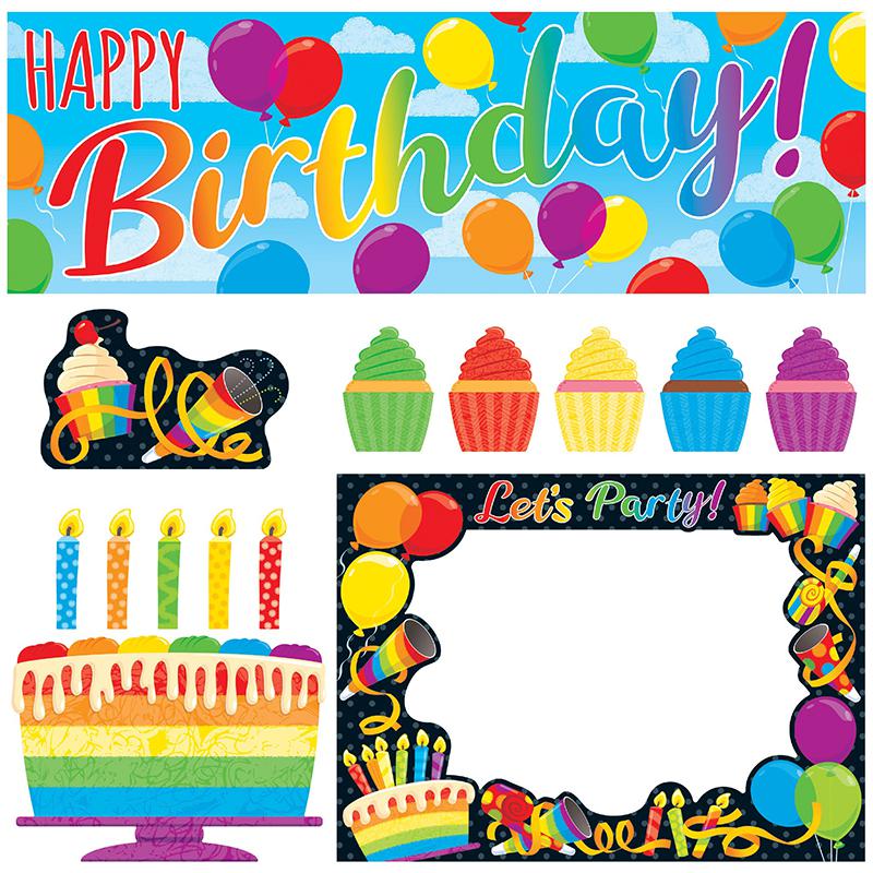 Rainbow Birthday Learning Set. Picture 2