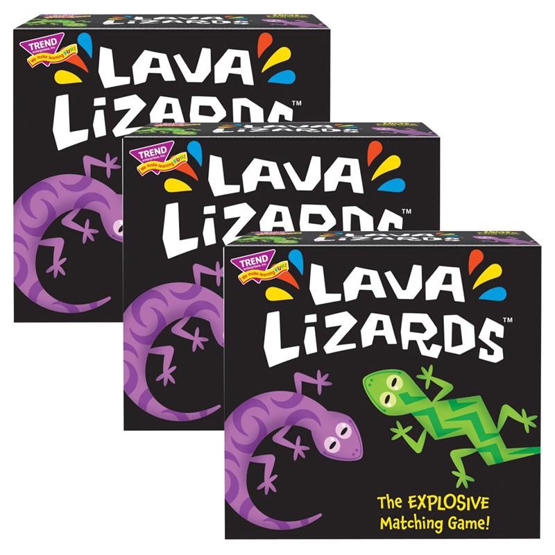 Lava Lizards Three Corner Card Game, Pack of 3. Picture 2