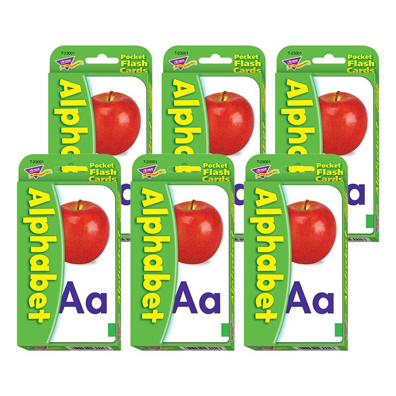 Alphabet Pocket Flash Cards, 6 Packs. Picture 2
