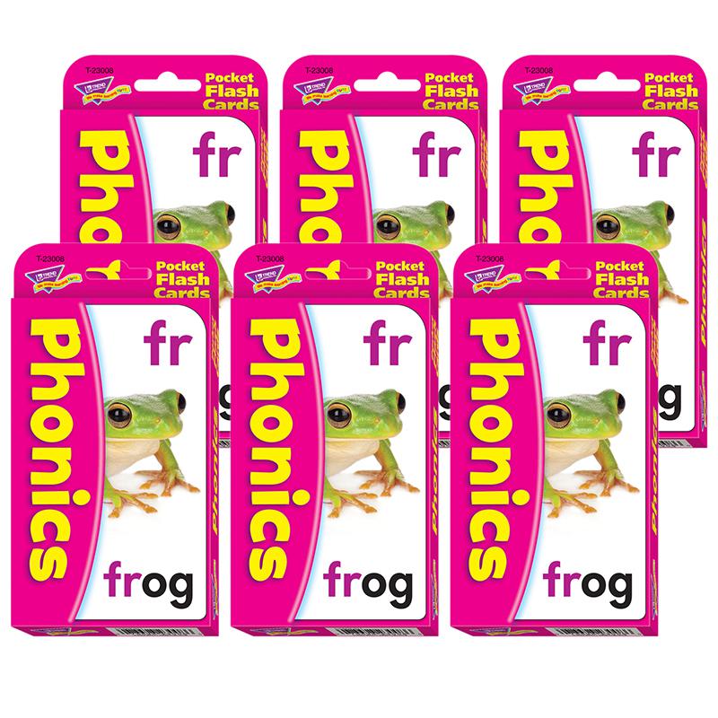 Phonics Pocket Flash Cards, 6 Packs. Picture 2