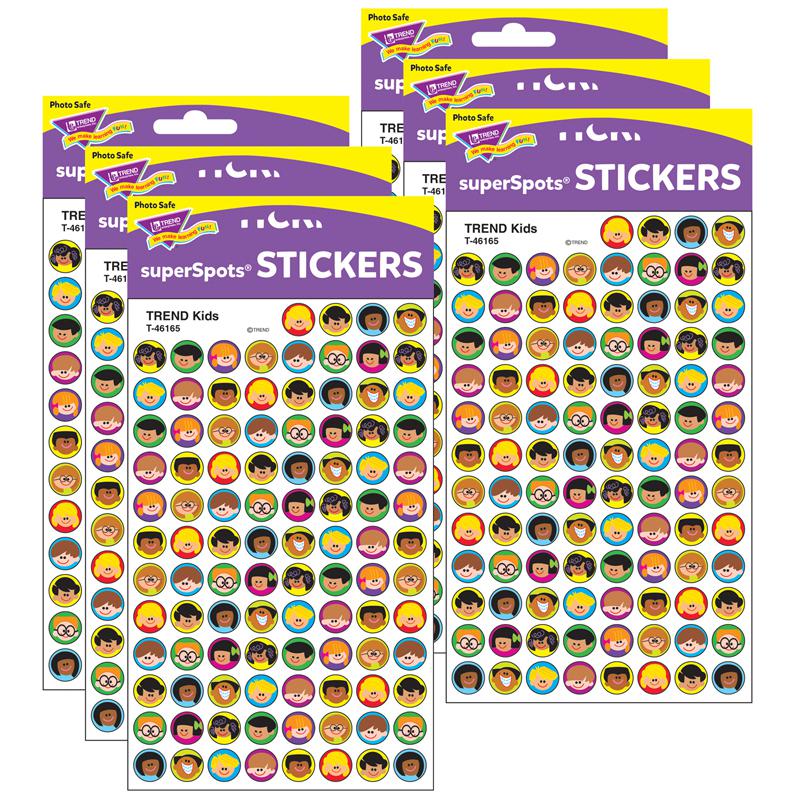 Kids superSpots Stickers, 800 Per Pack, 6 Packs. Picture 2