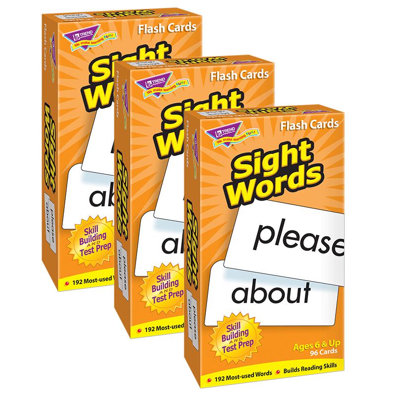 Sight Words Skill Drill Flash Cards, 3 Packs. Picture 2