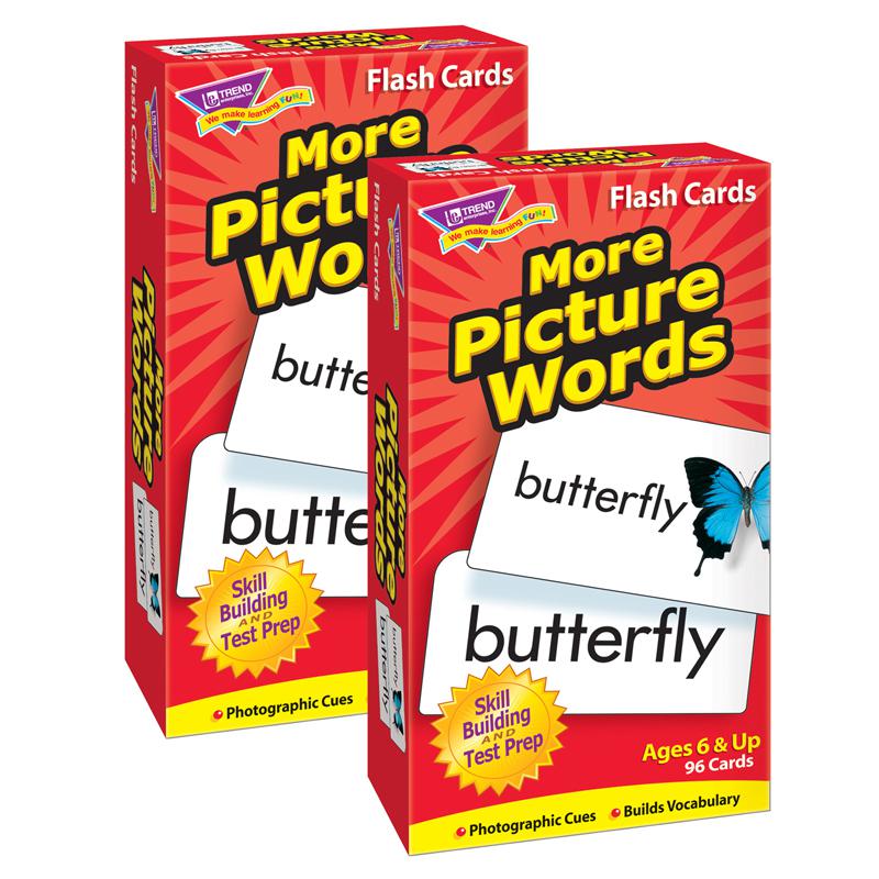 More Picture Words Skill Drill Flash Cards, 2 Sets. Picture 2