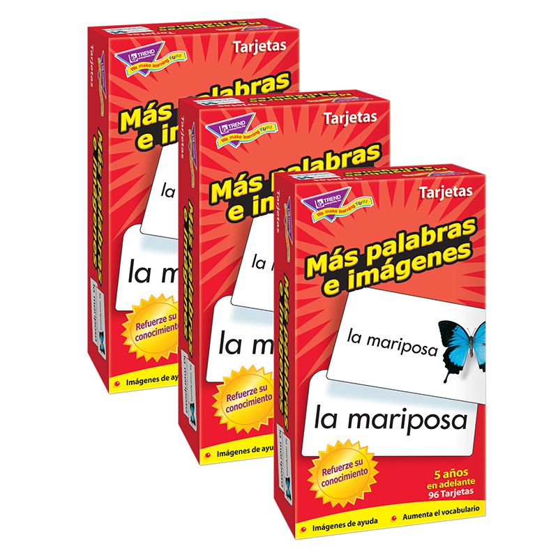 Más palabras e imágenes (SP) Skill Drill Flash Cards, 3 Packs. Picture 2