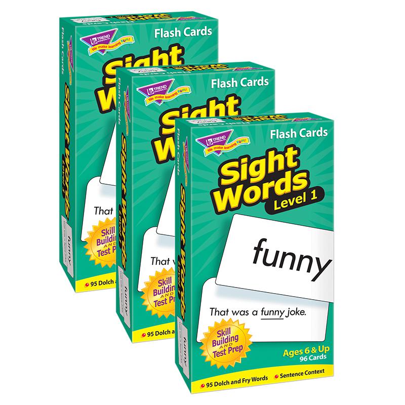 Sight Words – Level 1 Skill Drill Flash Cards, 3 Packs. Picture 2