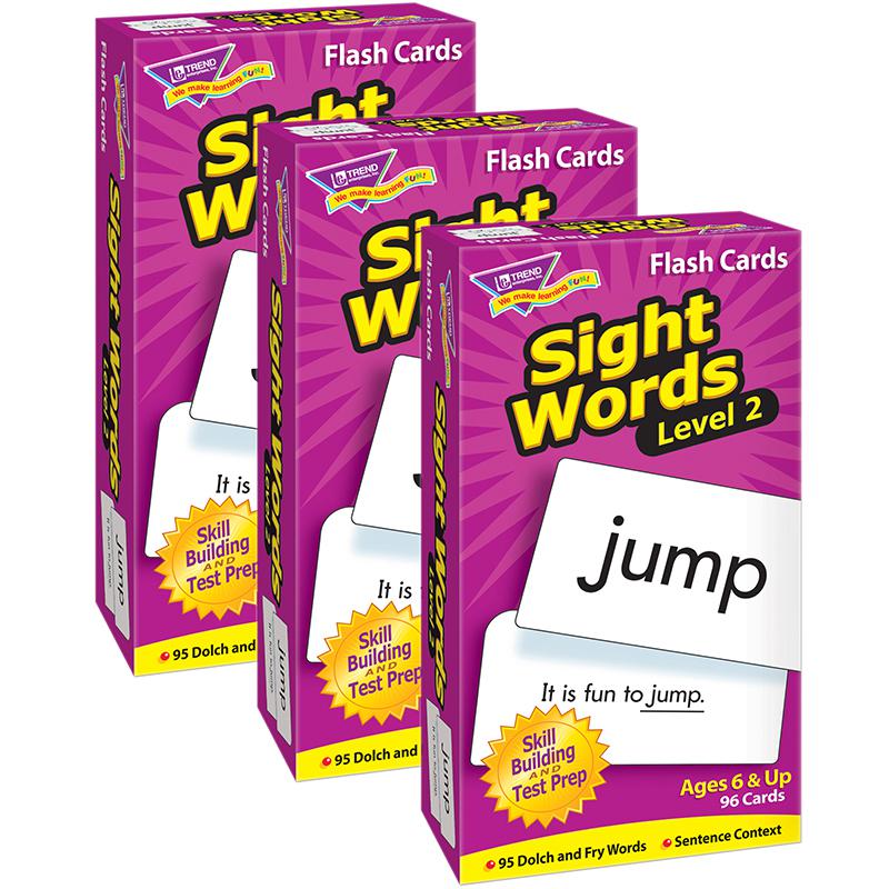 Sight Words – Level 2 Skill Drill Flash Cards, 3 Packs. Picture 2