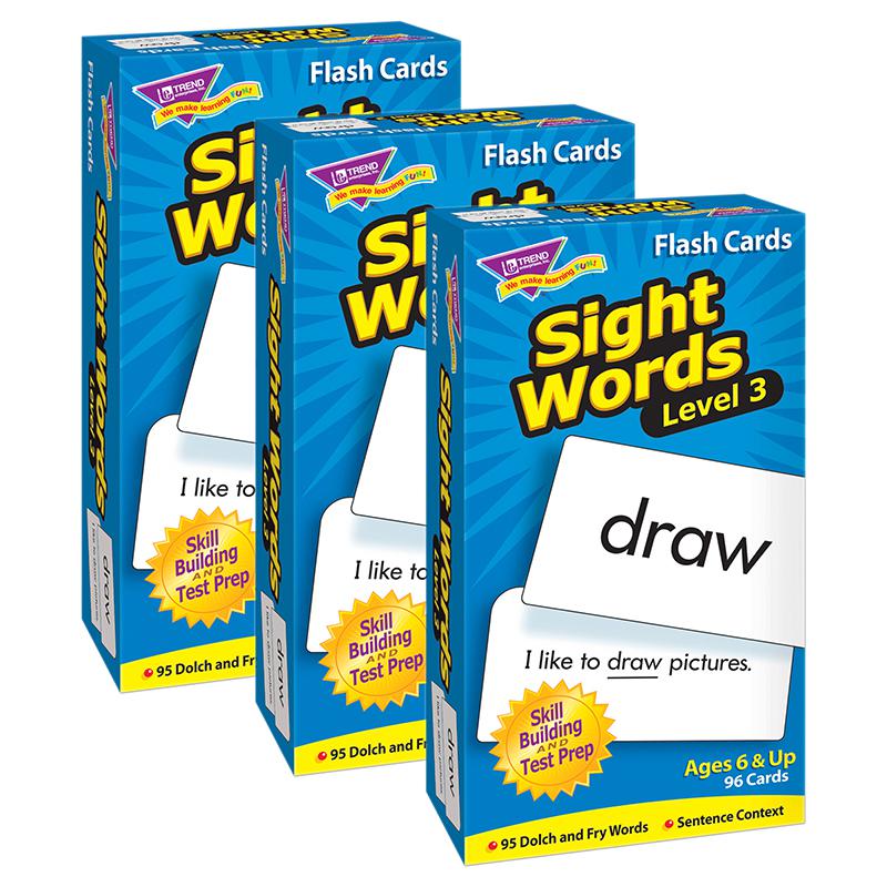 Sight Words – Level 3 Skill Drill Flash Cards, 3 Packs. Picture 2