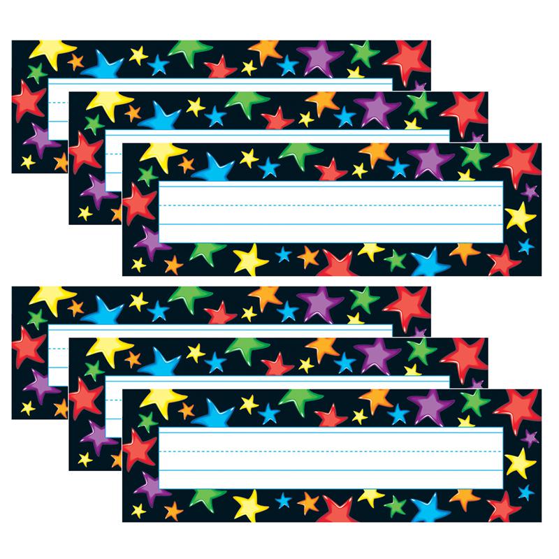 Gel Stars Desk Toppers Name Plates, 36 Per Pack, 6 Packs. Picture 2