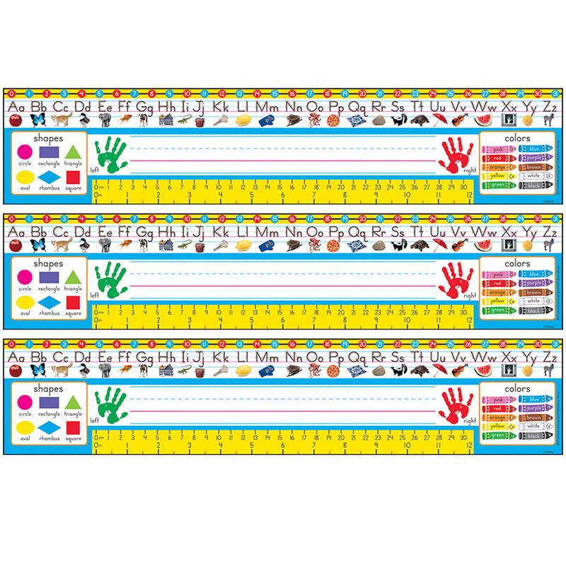 Zaner-Bloser Desk Toppers Reference Name Plates, PreK-1, 36 Per Pack, 3 Packs. Picture 2