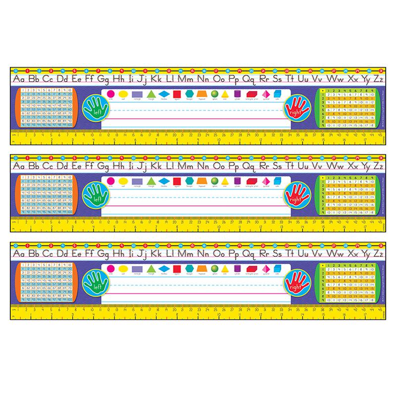 Zaner-Bloser Desk Toppers Reference Name Plates Grades 2-3, 36 Per Pack, 3 Packs. Picture 2