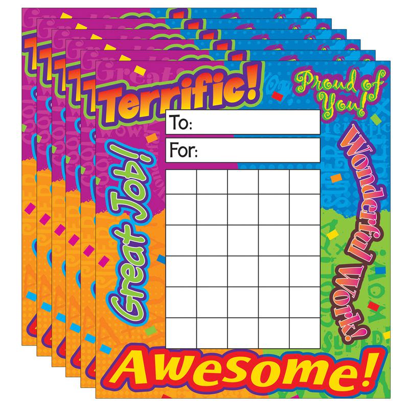 Reward Words Incentive Pad, 36 Sheets Per Pad, Pack of 6. Picture 2