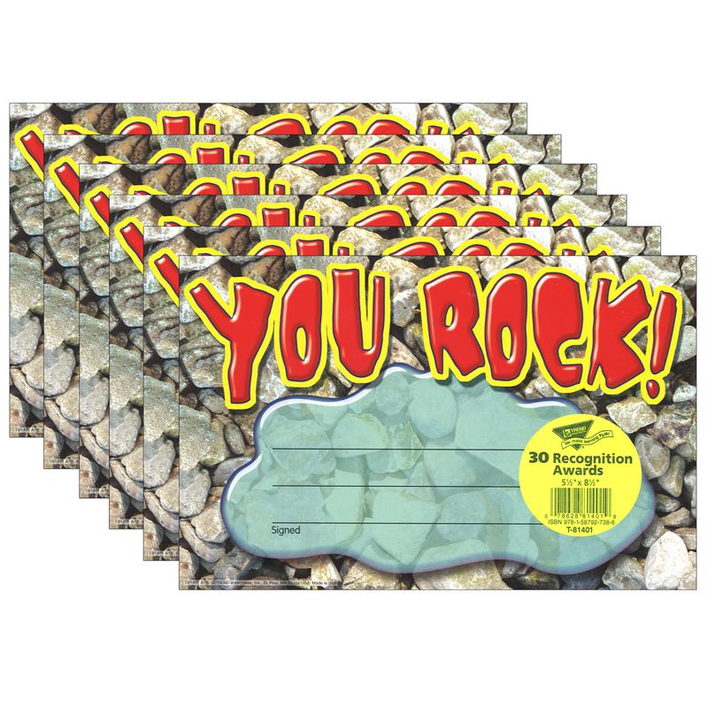 You Rock! Recognition Awards, 30 Per Pack, 6 Packs. Picture 2