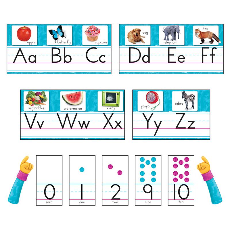 Color Harmony Photo Alphabet Bulletin Board Set. Picture 2
