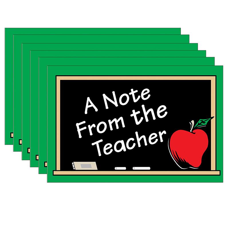 A Note from the Teacher Postcards, 30 Per Pack, 6 Packs. Picture 2