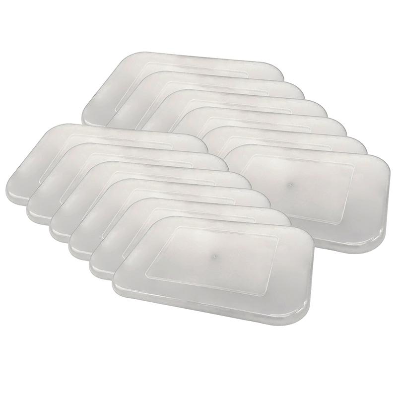 Clear Plastic Storage Bin Lid - Small, Pack of 12. Picture 2