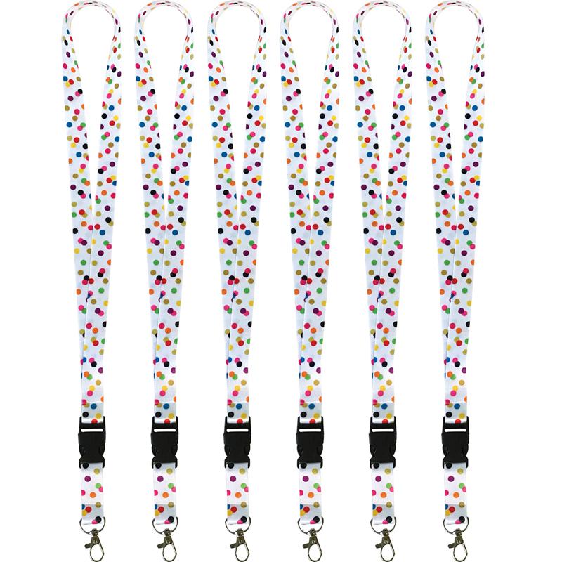 Confetti Lanyard, Pack of 6. Picture 2