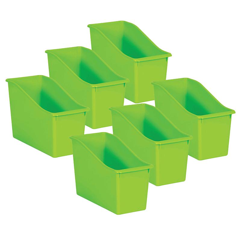 Lime Plastic Book Bin, Pack of 6. Picture 2