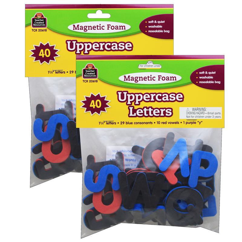Magnetic Foam Uppercase Letters, 2 Sets. Picture 2