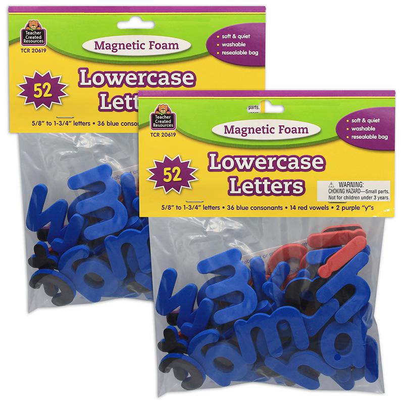 Magnetic Foam Lowercase Letters, 2 Sets. Picture 2