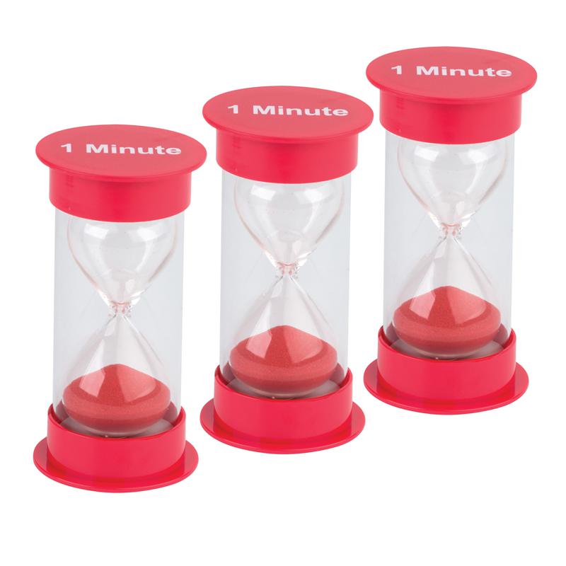 Sand Timer, Medium, 1 Minute, Pack of 3. Picture 2
