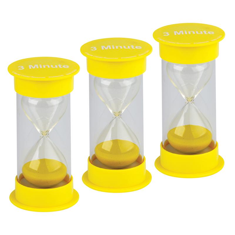 Sand Timer, Medium, 3 Minute, Pack of 3. Picture 2