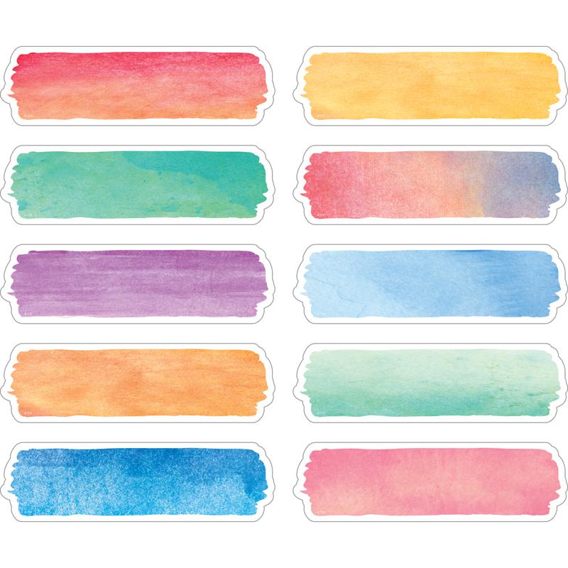 Watercolor Labels, Non-Adhesive, 120 Per Pack, 3 Packs. Picture 2