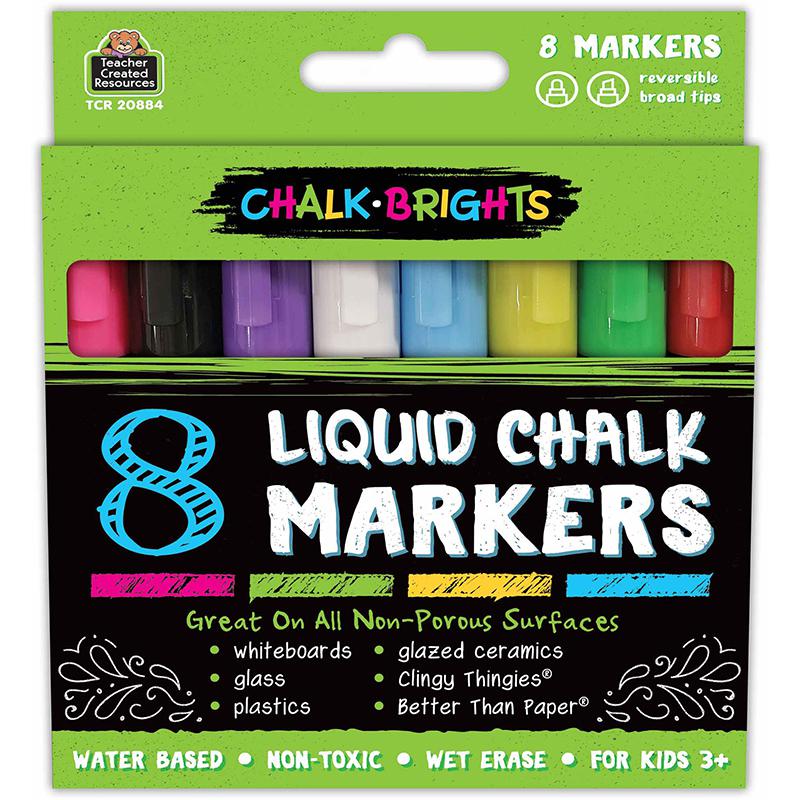 Chalk Brights Liquid Chalk Markers, Pack of 8. Picture 2