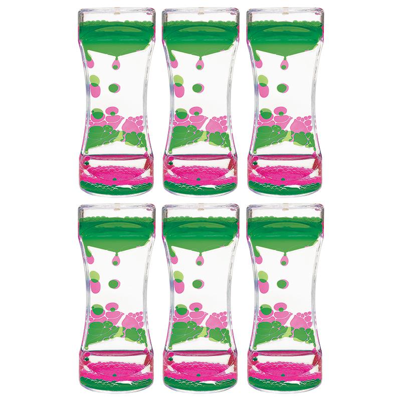 Pink & Green Liquid Motion Bubbler, Pack of 6. Picture 2
