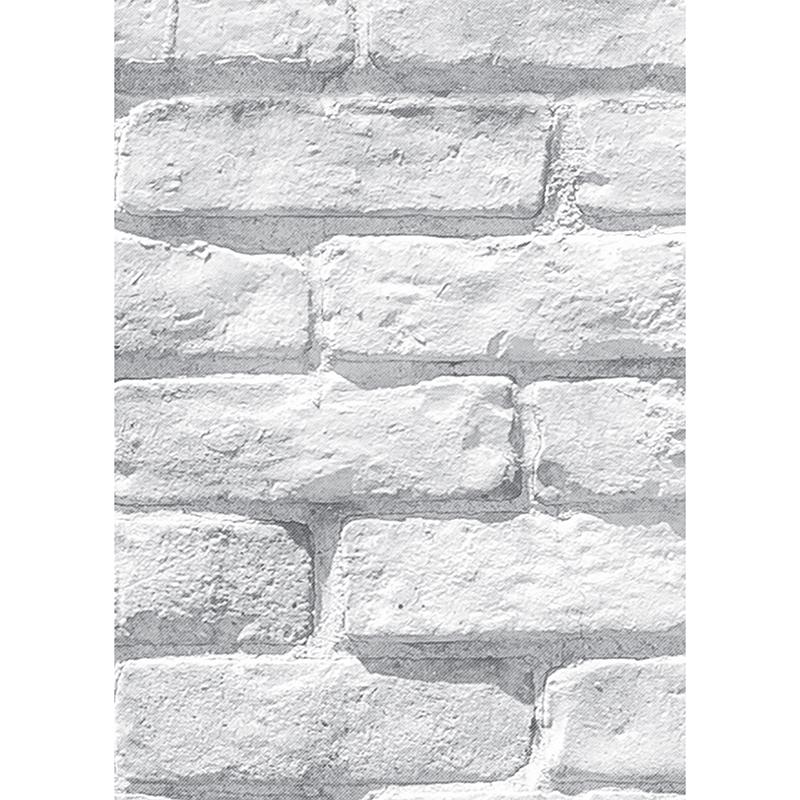 Better Than Paper Bulletin Board Roll, 4' x 12', White Brick, 4 Rolls. Picture 2