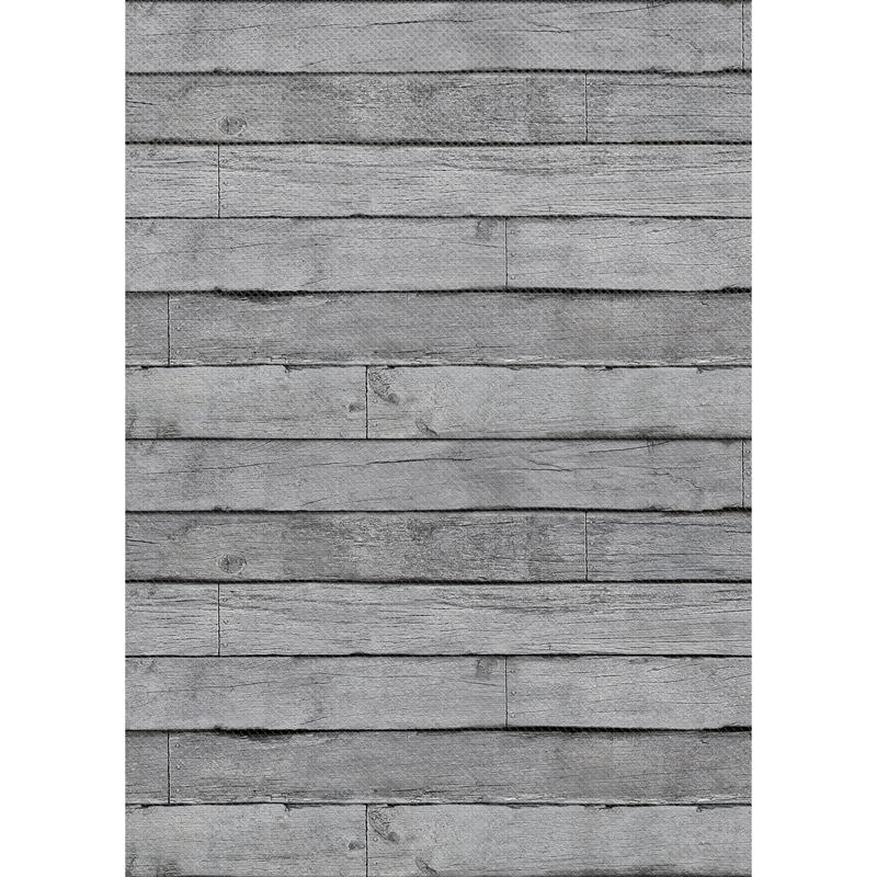 Better Than Paper Bulletin Board Roll, 4' x 12', Gray Wood Design, 4 Rolls. Picture 2