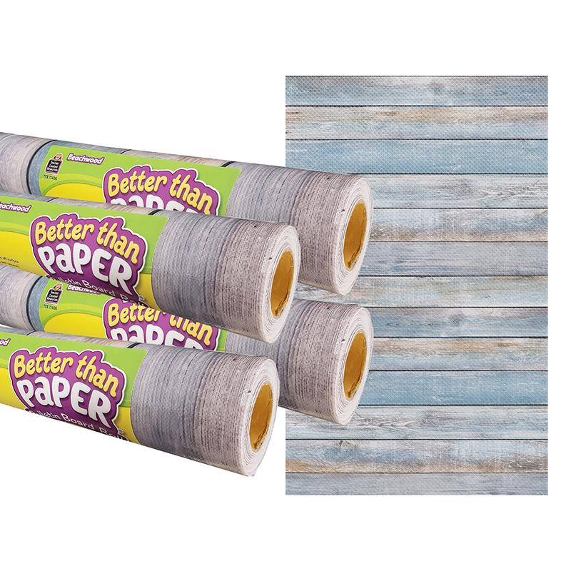 Beachwood Better Than Paper Bulletin Board Roll, 4' x 12', Pack of 4. Picture 2