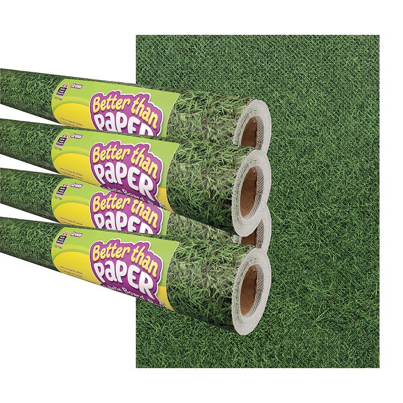 Grass Better Than Paper Bulletin Board Roll, 4' x 12', Pack of 4. Picture 2