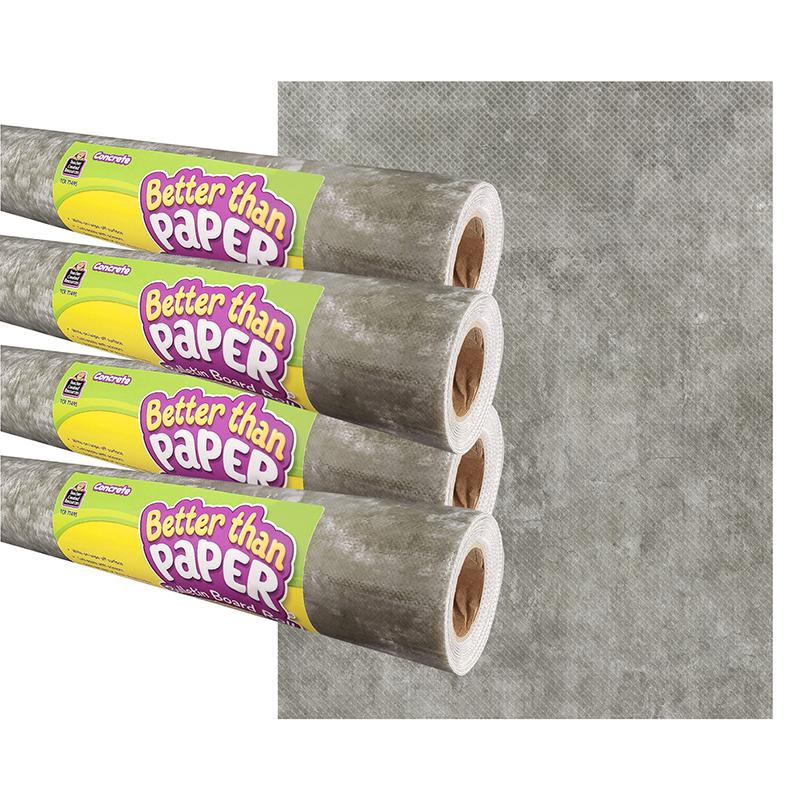 Concrete Better Than Paper Bulletin Board Roll, 4' x 12', Pack of 4. Picture 2