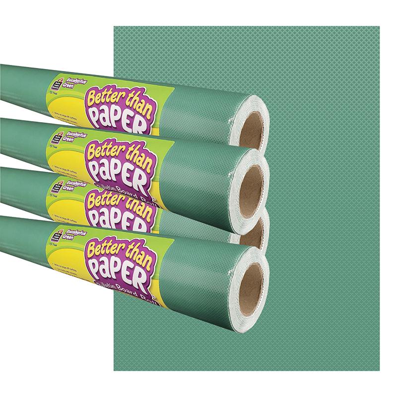 Eucalyptus Green Better Than Paper Bulletin Board Roll, 4' x 12', Pack of 4. Picture 2
