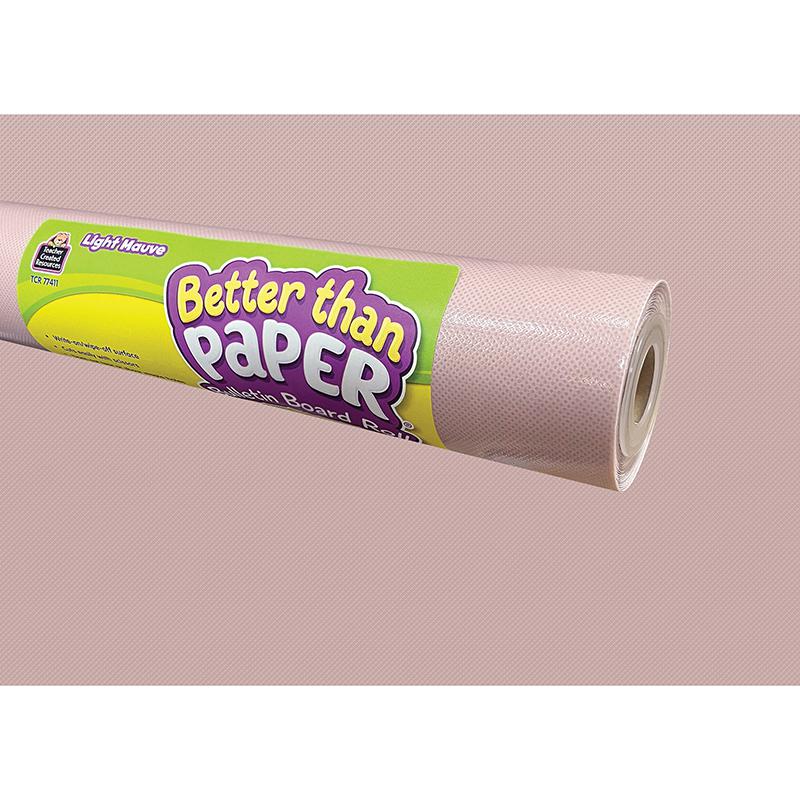 Light Mauve Better Than Paper Bulletin Board Roll, 4' x 12', Pack of 4. Picture 2
