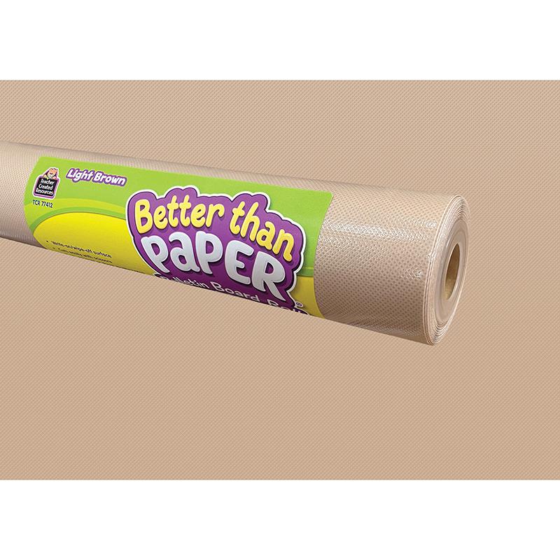 Light Brown Better Than Paper Bulletin Boad Roll, 4' x 12', Pack of 4. Picture 2