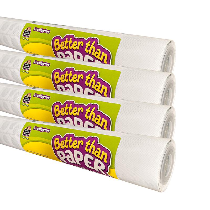 Better Than Paper Bulletin Board Roll, Eucalyptus, 4-Pack. Picture 2