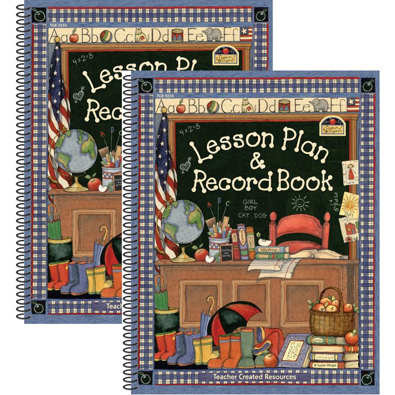 Susan Winget Lesson Plan & Record Book, Pack of 2. Picture 2