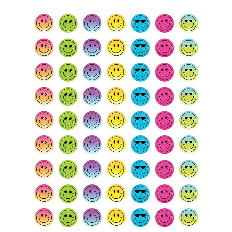 Brights 4Ever Smiley Faces Mini Stickers, 378 Per Pack, 12 Packs. Picture 2