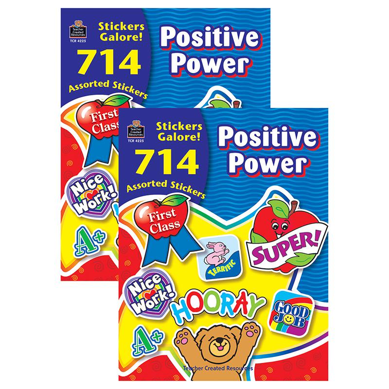 Positive Power Sticker Book, 714 Stickers Per Book, Pack of 2. Picture 3