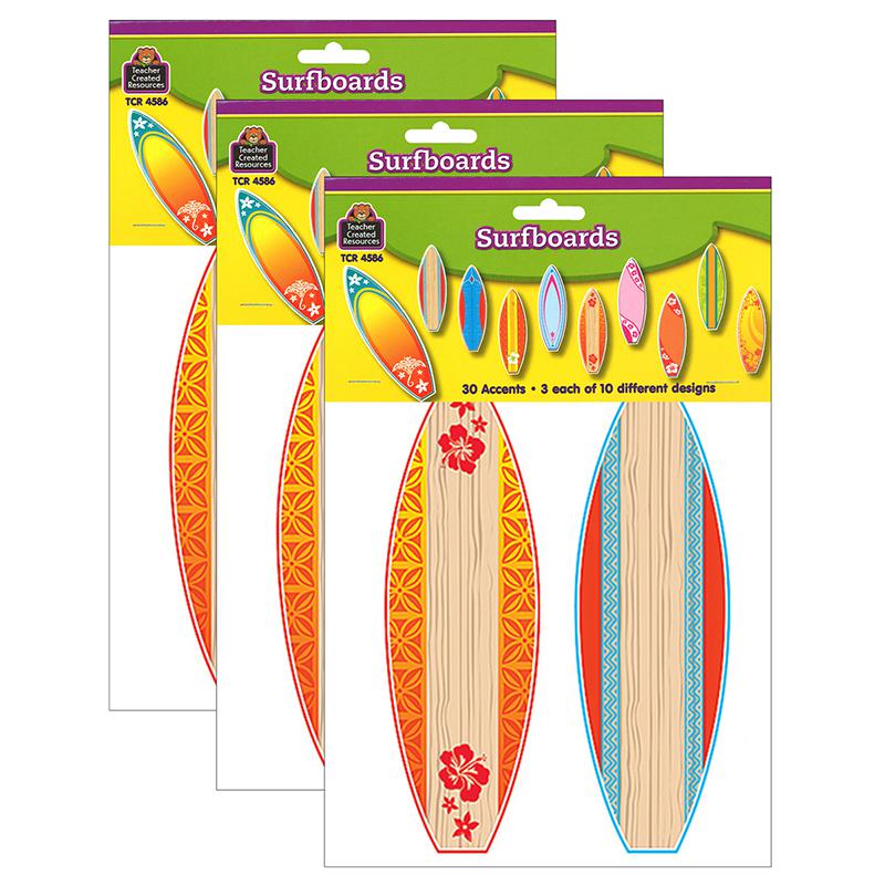 Surfboards Accents, 30 Per Pack, 3 Packs. Picture 2