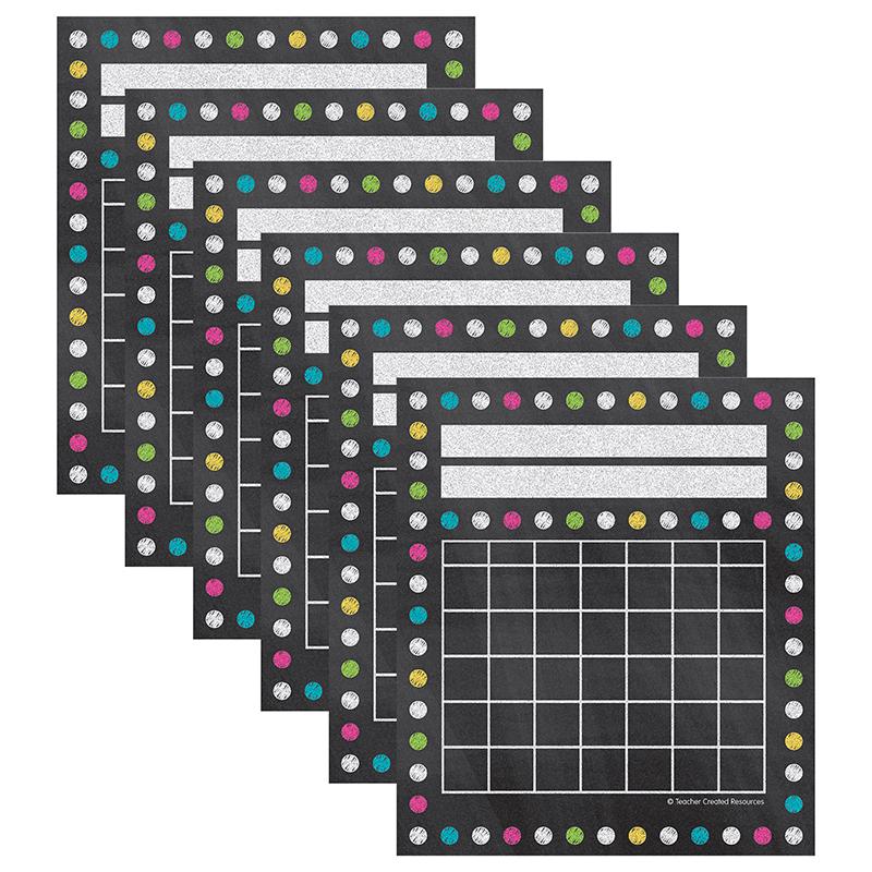 Chalkboard Brights Mini Incentive Charts, 36 Per Pack, 6 Packs. Picture 2