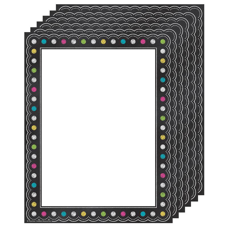 Chalkboard Brights Computer Paper, 50 Per Pack, 6 Packs. Picture 2